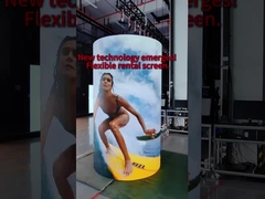 หน้าจอแสดงผล LED แบบยืดหยุ่นรีเฟรชสูง P1.86